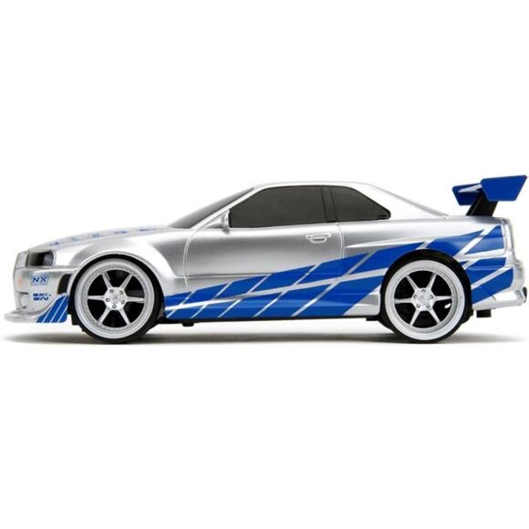 Fast & Furious 1:24 2002 Nissan GT-R R34 Remote Control Car RC with 2.4GHz, Toys - Picture 4 of 7